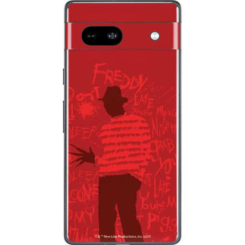 Nightmare on Elm Street Dont Fall Asleep Google Pixel 7a Skin